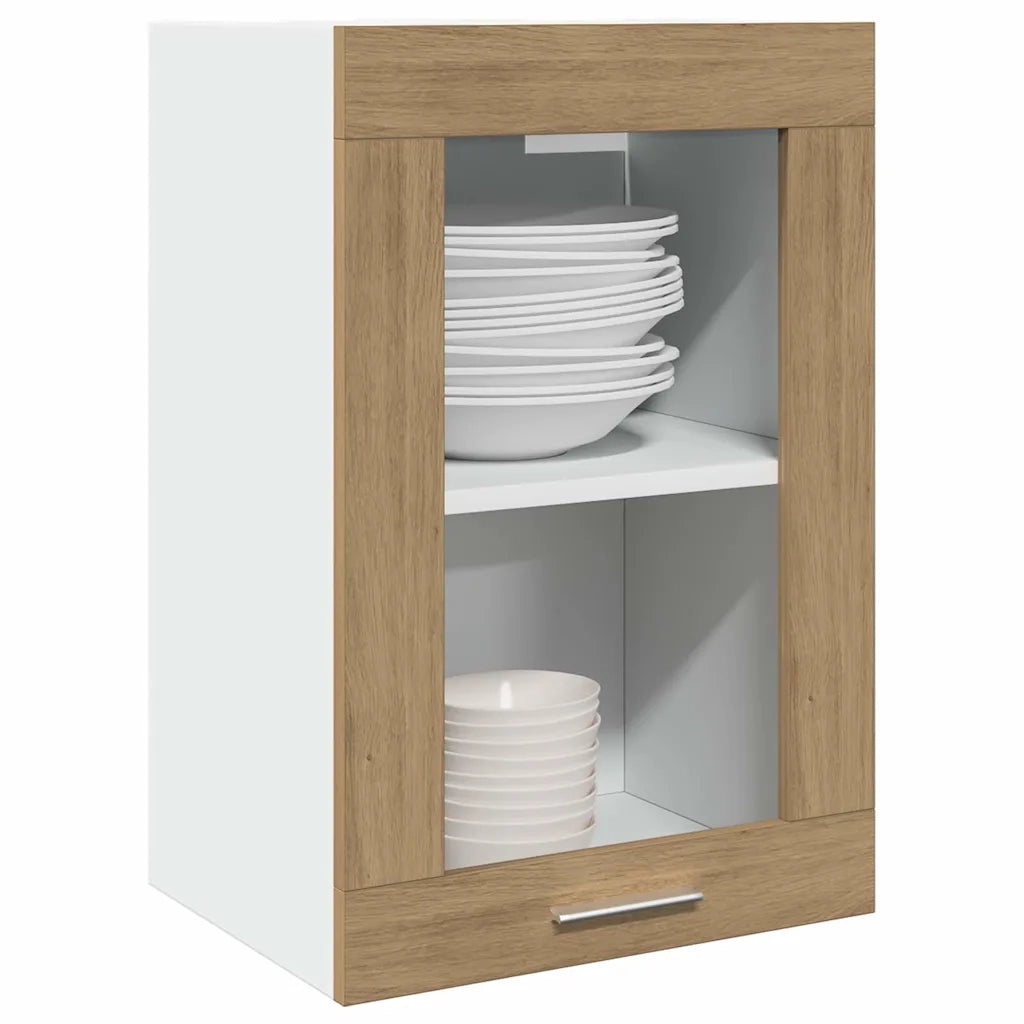 Pensile Vetro “Lyon” Rovere Artigianale 40x31x60 cm 856099