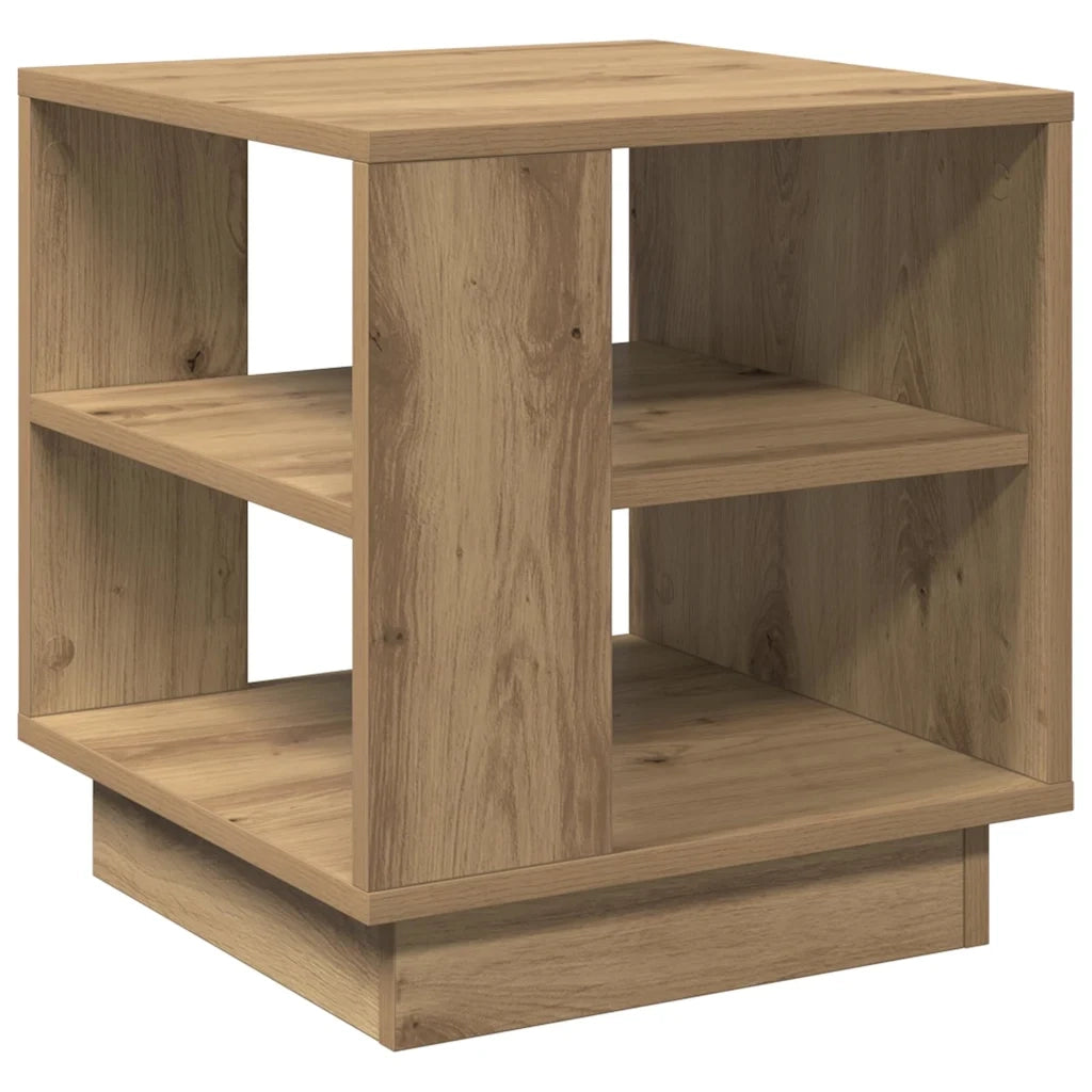 Tavolino da Salotto Artigianale 40x40x43 cm Legno Multistrato