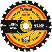 Lama circolare premium serie ELITE - 165 mm x 20 mm 24T - Lavorazione del legno Taglio affilato