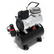 Compressore per aerografo con regolatore d'aria spegnimento automatico e serbatoio 16_0001727