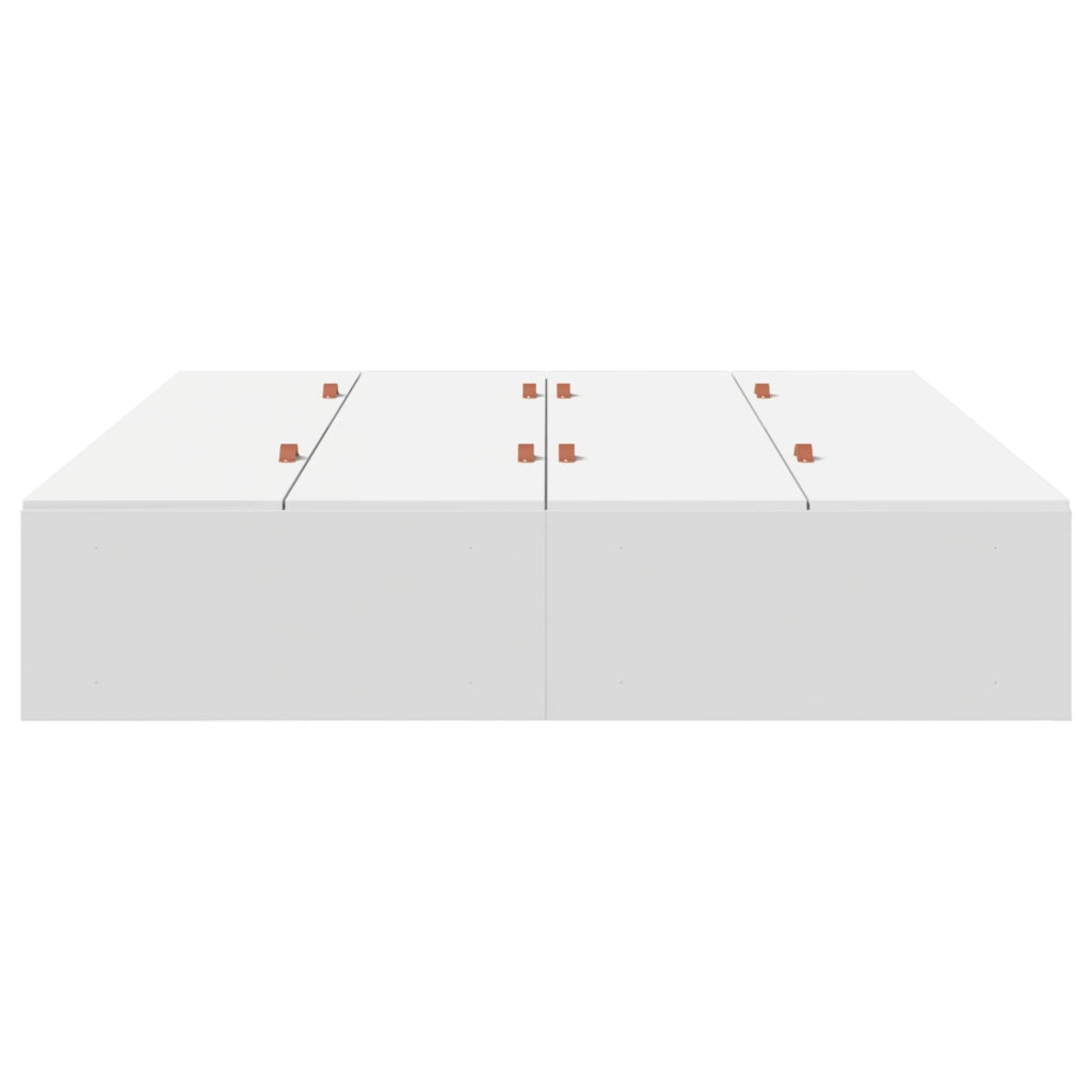 Struttura Letto con Contenitore  Bianca 140x190 cm