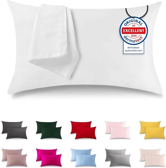 Set di 2 cuscini di cotone naturale - 30 x 50 cm