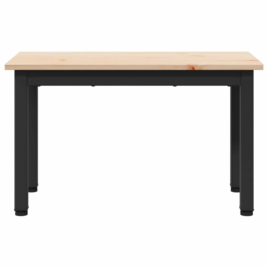 Tavolino da salotto Naturale 60 x 30 x 36 cm Pino massello 892757