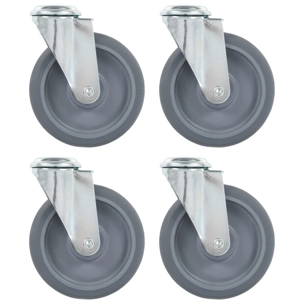 Ruote Girevoli con Foro per Bulloni 4 pz 125 mmcod mxl 117359