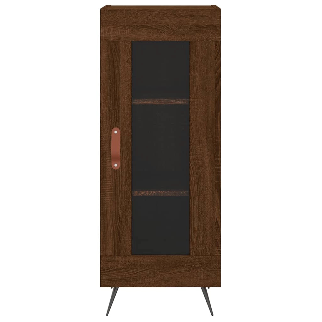 Buffet credenza cassettiera armadio mobile contenitore organizer per cucina soggiorno salotto 34,5 x 34 x 90 cm legno ingegnerizzato marrone 02_0031225