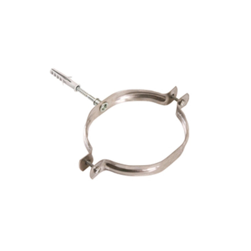 COLLARE INOX C/TASSELLO P/TUBO STUFA 15CM- 10,0 pz