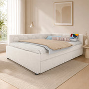 Letto da giorno 140x200 cm con letto estraibile e USB