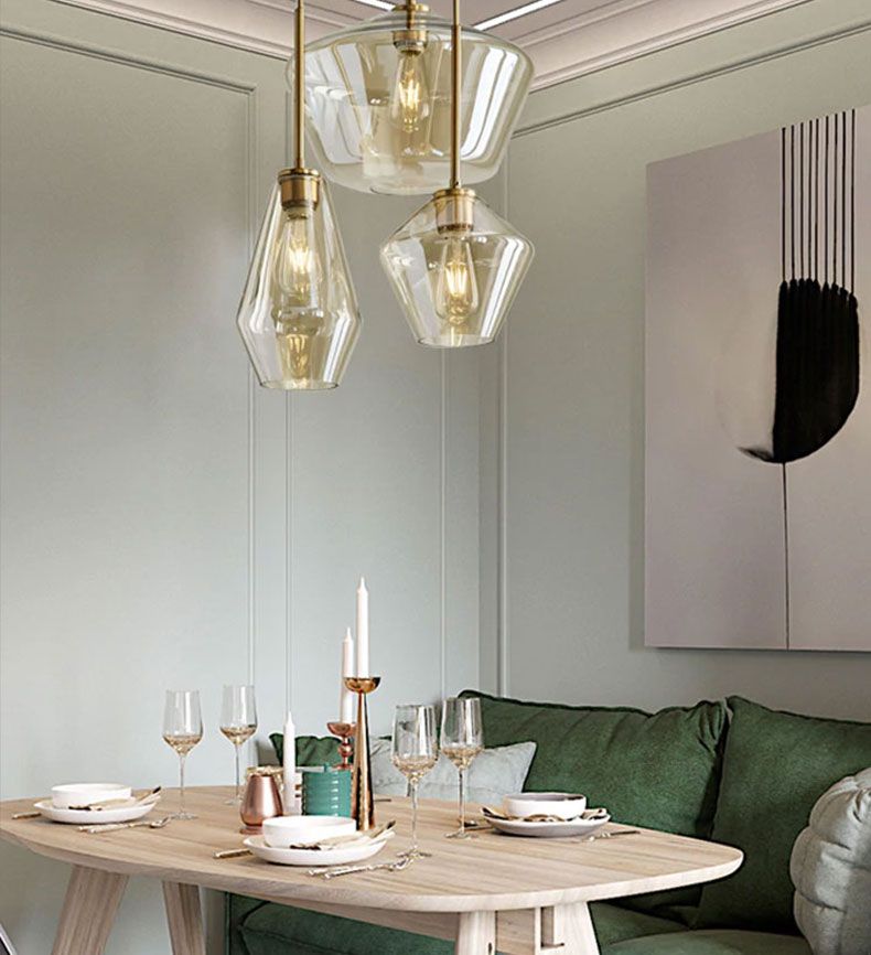 Lampada Da Soffitto Di Vetro APP439-1CP APP440-1CP Transparente