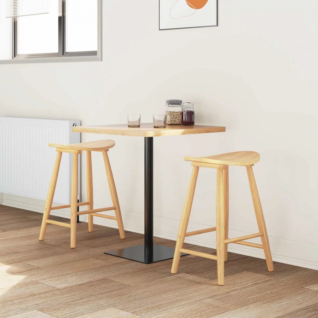 Sedie da pranzo 2 pcs Naturale 46 x 37 x 63 cm