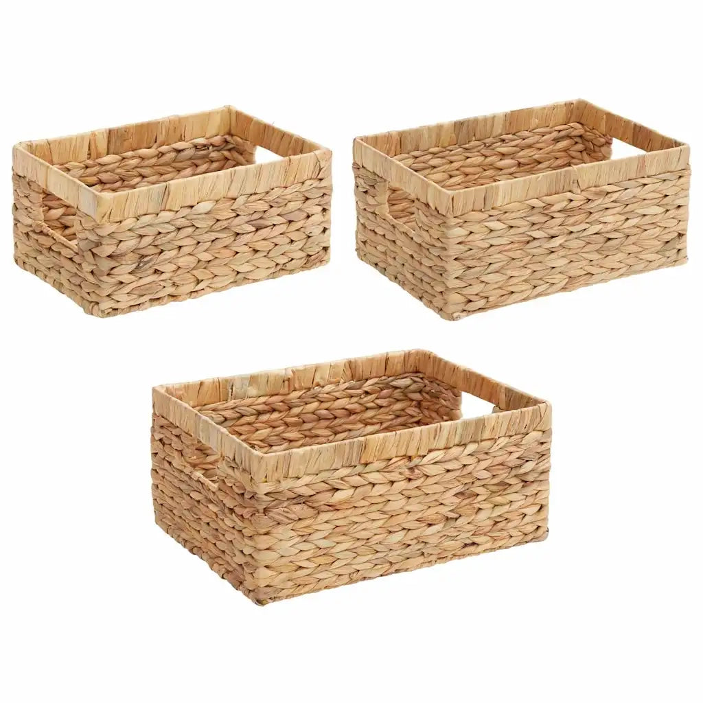 Cesti per Stoccaggio 3 pcs Naturale Giacinto d'acqua 42020142
