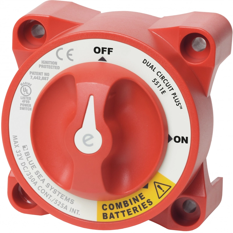 STACCA BATTERIA PARALLELATORE SER.E BATTERY SWITCHES DUAL CIRCUIT PLUS SERIES E