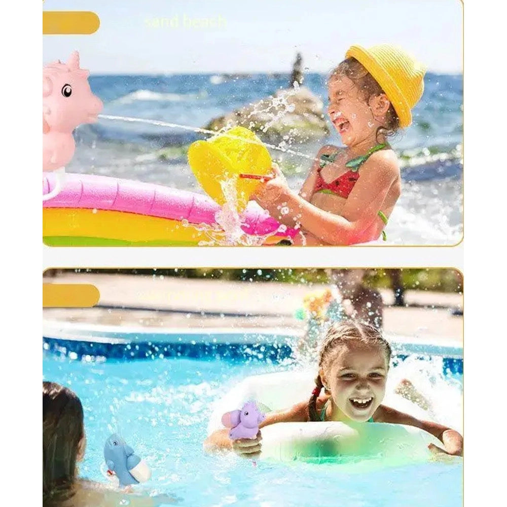 Trade Shop - Mini Pistola A Spruzzo D'acqua Per Bambini Animaletti Gioco Combattimenti 14x12cm 618557 -