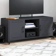 Mobile TV-Credenza TV-Console TV Antracite 100,5x39x43,5 cm Acciaio 552721