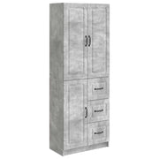 Set di armadi 2 pcs Grigio Cemento Legno ingegnerizzato 3416982