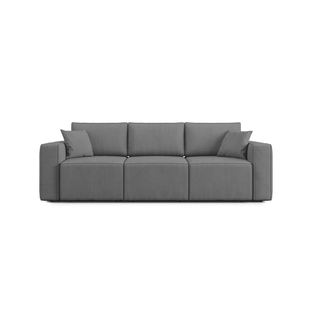 Morfeo Divano 3 sedute tessuto impermeabile 245 cm grigio