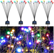 Illuminazione esterna a energia solare - 4 pezzi di luce alogena - impermeabile - esterno - 8 LED