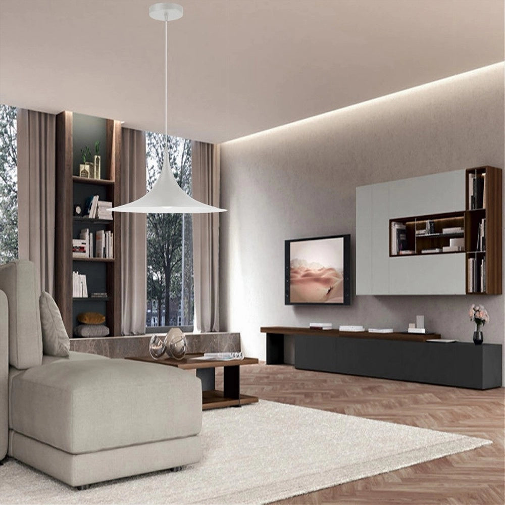 Trade Shop - Lampadario A Sospensione Stile Contemporaneo In Metallo Decorativo Luce E27 B98 -