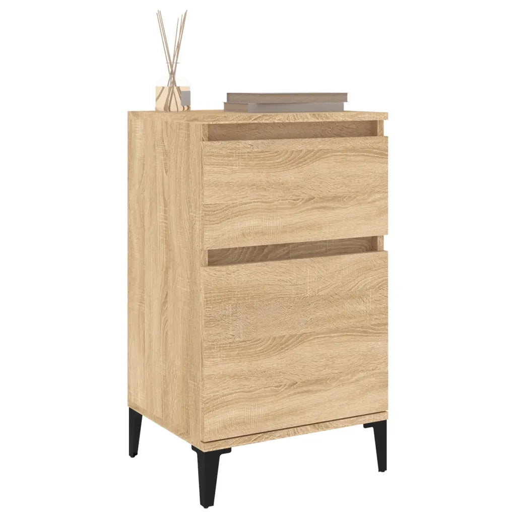 Comodini 2pz Rovere Sonoma 40x35x70 cm 819715