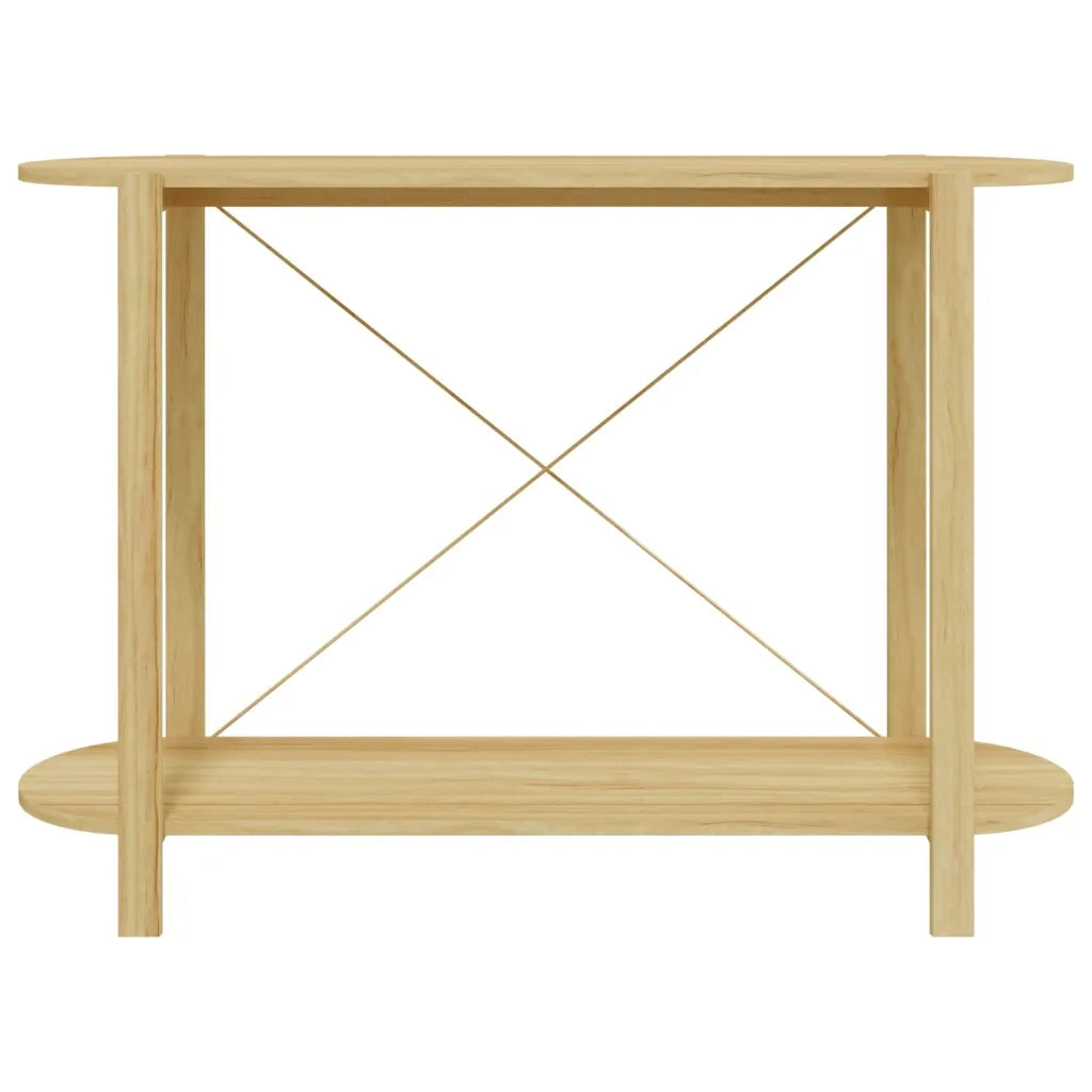 Tavolino Consolle 110x38x75 cm in Legno Multistrato