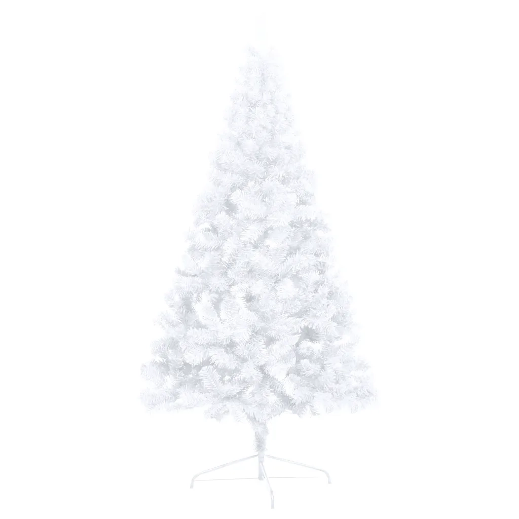 Set Albero Natale Artificiale a MetÃ  LED Palline Bianco 240cm  cod mxl 26308