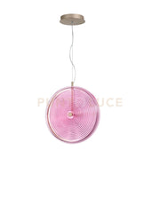 SOSPENSIONE JOKEY GRANDE ROSA 1 LUCE LED 3000K 1087LM 17W D.45CM