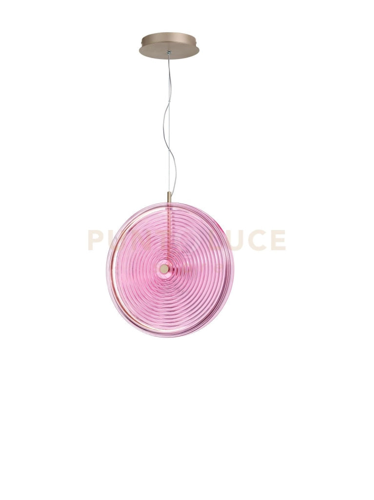 SOSPENSIONE JOKEY GRANDE ROSA 1 LUCE LED 3000K 1087LM 17W D.45CM