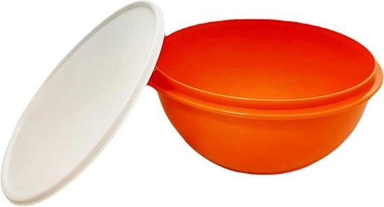 Bowl per Mescolare 3.0 L arancione bianco - Bowl per Slabatura di Pasta e Insalata