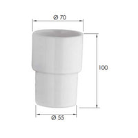 Bicchiere porta spazzolini di ricambio - Serie Epoca