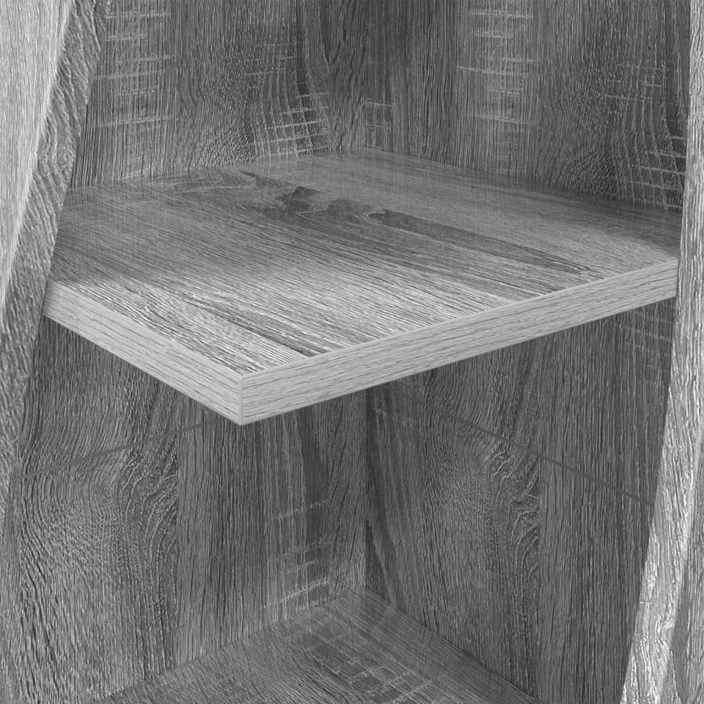 Mobile angolare 32x32x140cm Legno ingegnerizzato Grigio Sonoma 889881