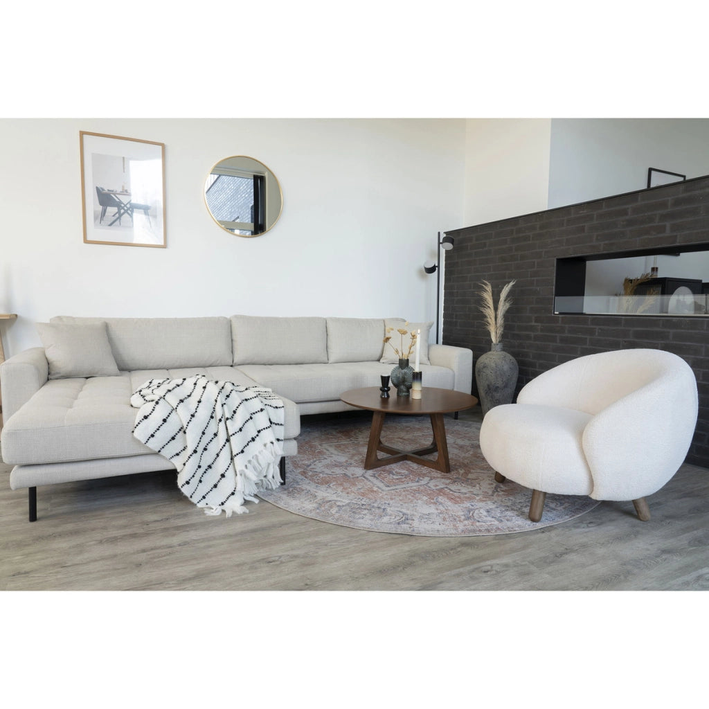 Tavolino Hellerup, Marrone, MDF, 75x75x36 cm