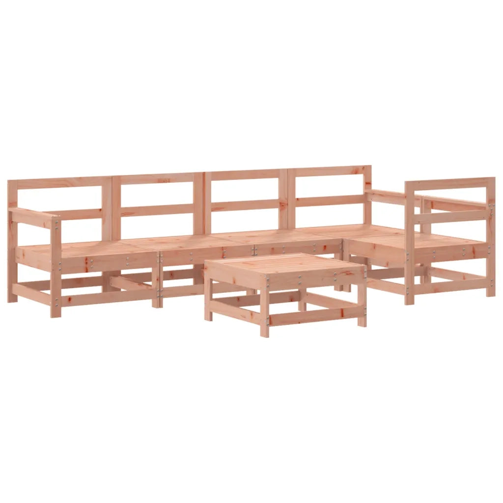 Set Divani Giardino 6 pz con Cuscini Legno Massello di Douglascod mxl 77192