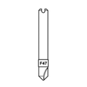 SILCA D740451ZB FRESA F47 (PUNZONATE) P/DUPL. MATRIX
