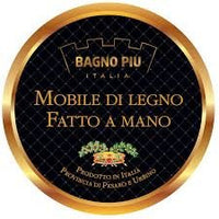 Essenzial specchio con cornice c m.140x70 finitura wenge  b08wz9g