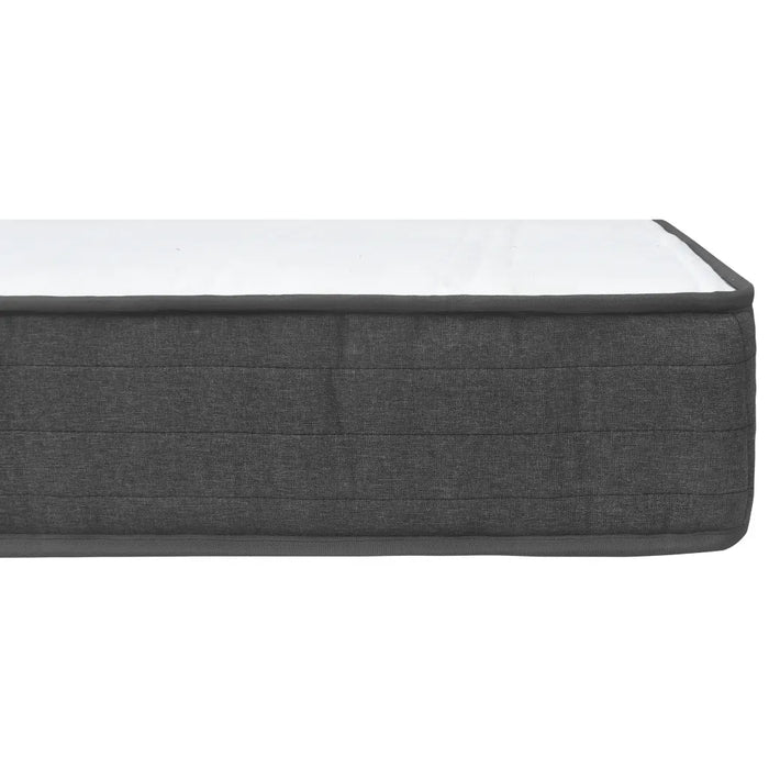 Letto a Molle Grigio Scuro in Tessuto 180x200 cm 3054710