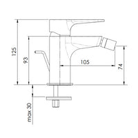Rubinetto bidet - serie winner