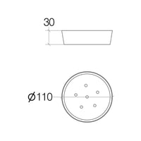 Lineabeta - Portasapone Saon in acciaio lucido