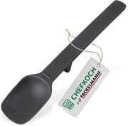 Cucina Flexi-Spiedina in silicone - Cucchiaio con funzione di misura da 5 ml & 15 ml - Lame di silicone morbide da utilizzare come scheggiatrice - Funzione di sollevamento per evitare di sporcarsi - Dimensioni: circa 26,5 x 5,5 x 2,5 cm