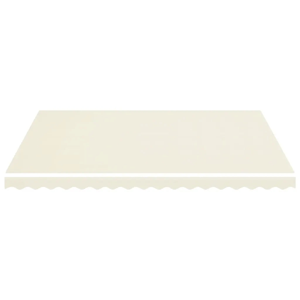 Tessuto di Ricambio per Tenda da Sole Crema 450x350 cm Poliestere 311930