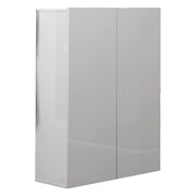 Mobile Portascarpe Liberata, Scarpiera 18 Paia Made in Italy, 80x34x115h cm Bianco Lucido