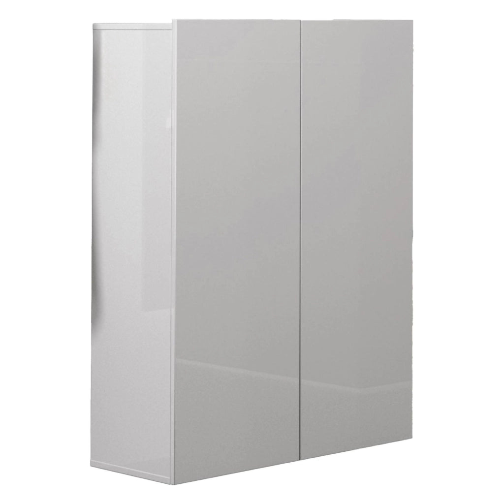 Mobile Portascarpe Liberata, Scarpiera 18 Paia Made in Italy, 80x34x115h cm Bianco Lucido