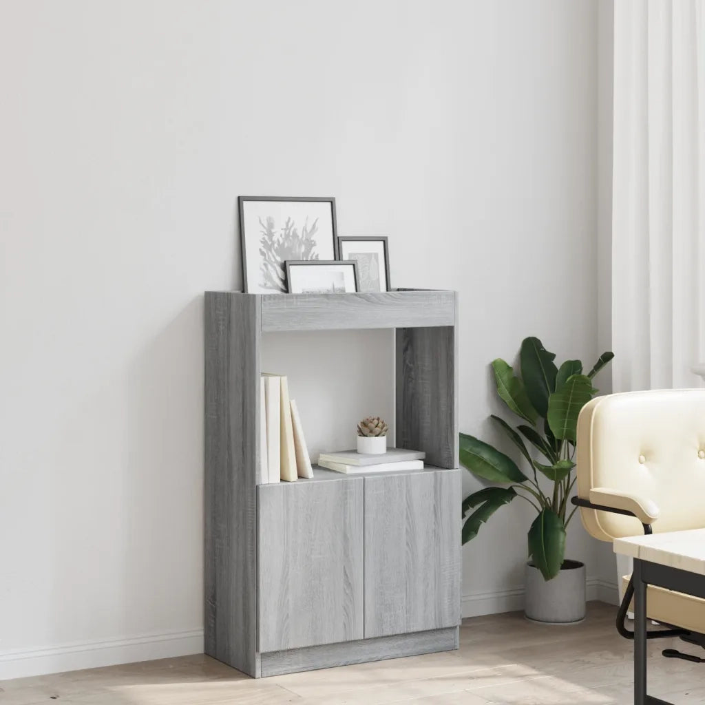 Credenza Grigio Sonoma 63x33x100 cm in Truciolato 855102