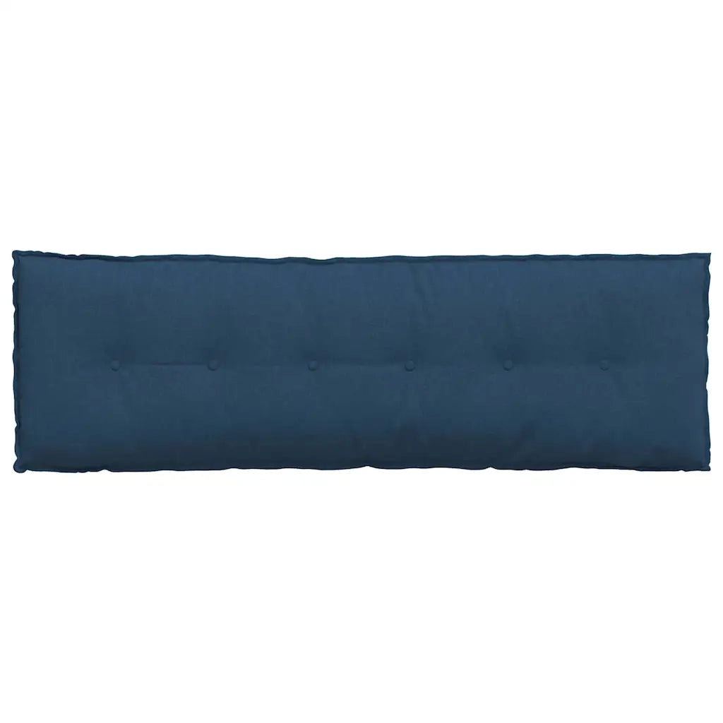 Cuscino per Schiena Blu 160 x 19 x 50 cm Tessuto