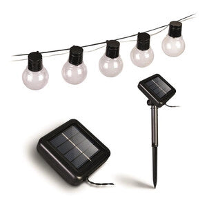CATENA LUMINOSA X ESTERNO SOLARE 40LUCI 10MT - CASAE