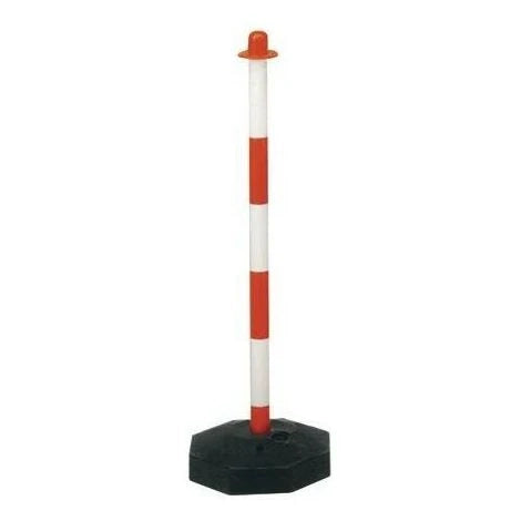 Catena 3 m Colonnine in PVC Bianco Rosso