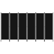 Paravento a 6 Pannelli Nero 300x180 cmcod mxl 96926