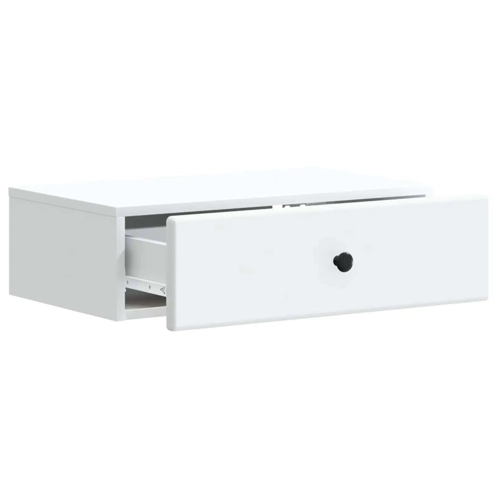 Tavolino da Parete Laterale Bianco 59 x 34,5 x 17 cm 899165