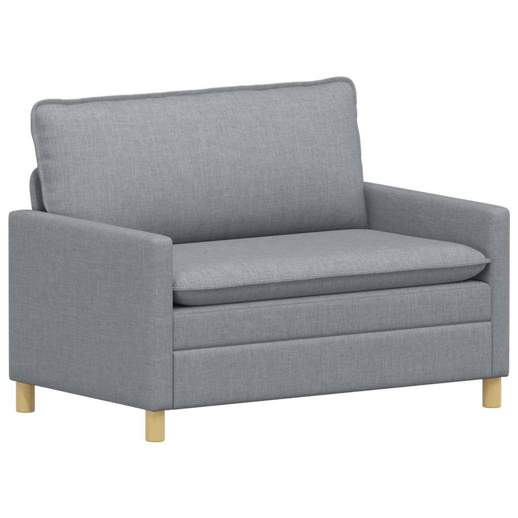 Set di divani 2 pz Grigio chiaro Tessuto 3417017