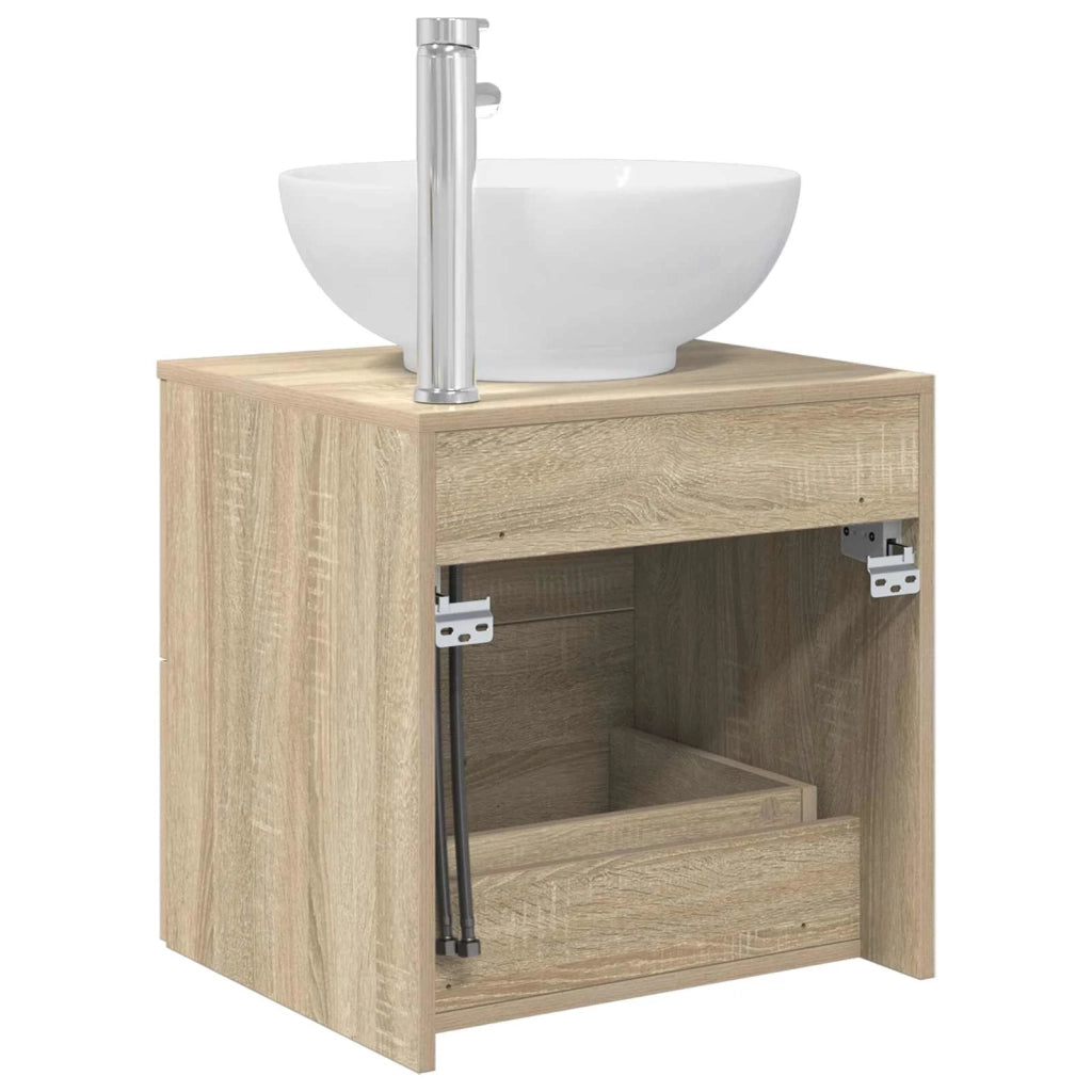 Mobile Lavabo da Parete Rovere Sonoma 49,5 x 44,5 x 66,5 cm 890304