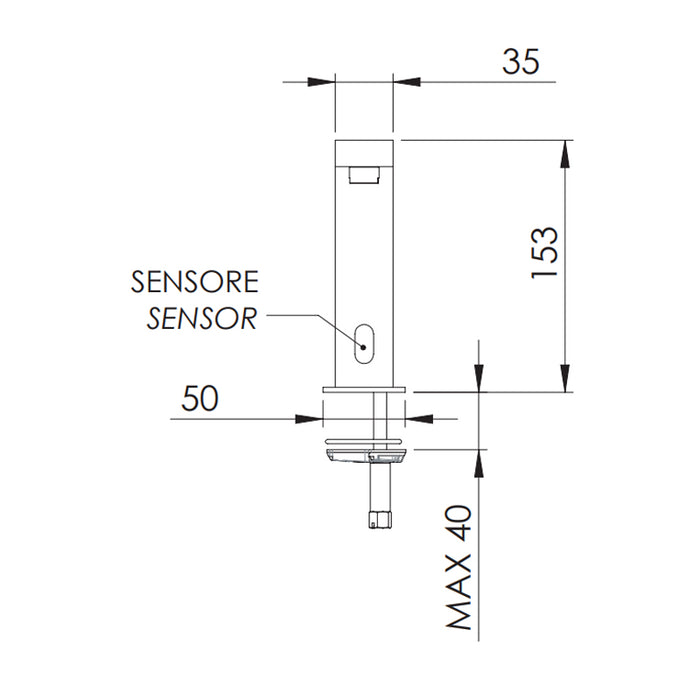 Sensor - miscelatore elettronico a sensore