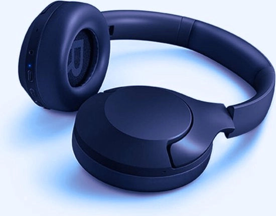 Cuffie Wireless Over-Ear con Microfono e 60 Ore di Durata - Cuffie Bluetooth Leggere per Adulti in Nero